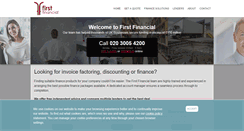 Desktop Screenshot of firstfinancialuk.com